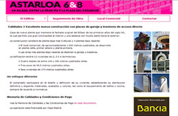 Web para venta de edificio